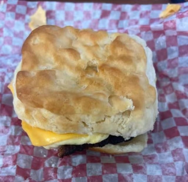 Sausage Biscuit.