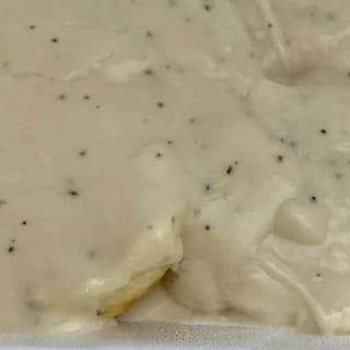 (2) Biscuits with Country Gravy