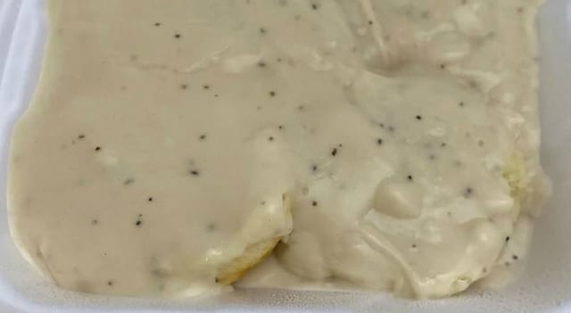 (2) Biscuits with Country Gravy.